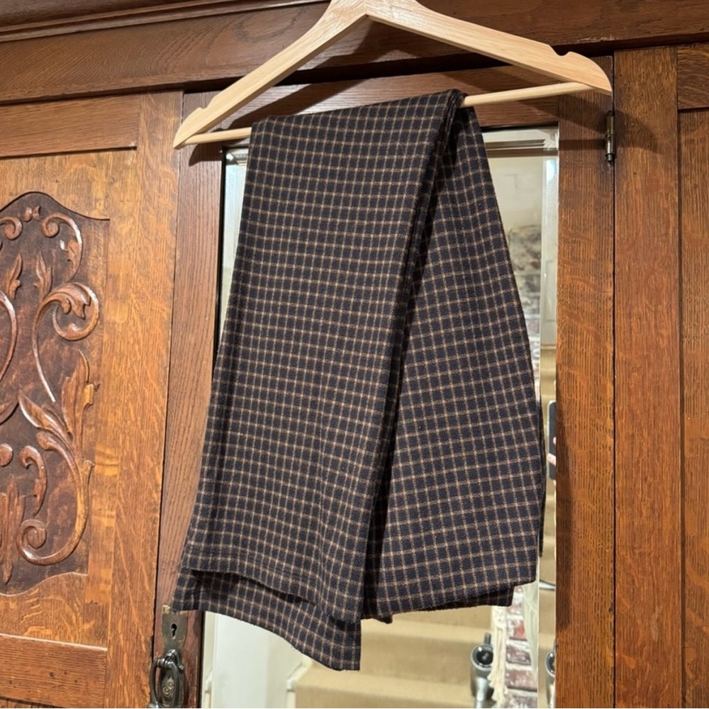 Urban Outfitters Brown and Black Checkered Pants - Medium